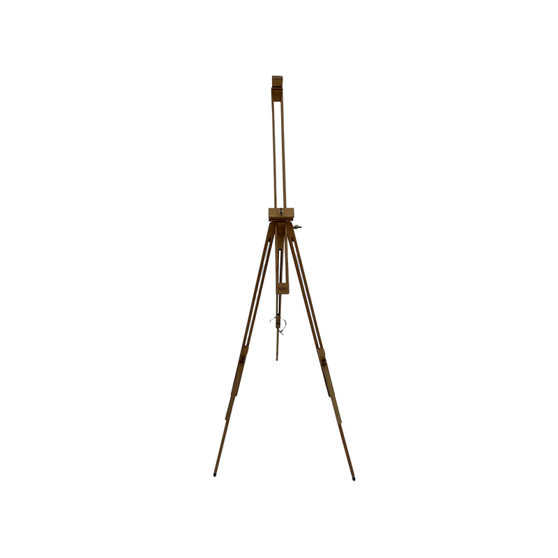 P-ES111-NW 84cm type 11 thin natural wooden easel