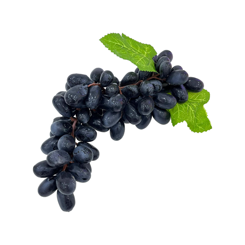 P-FA104-BL 23cm black grapes