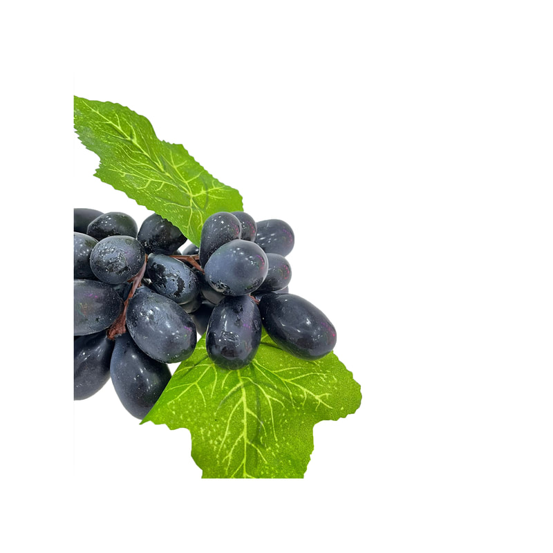 P-FA104-BL 23cm black grapes