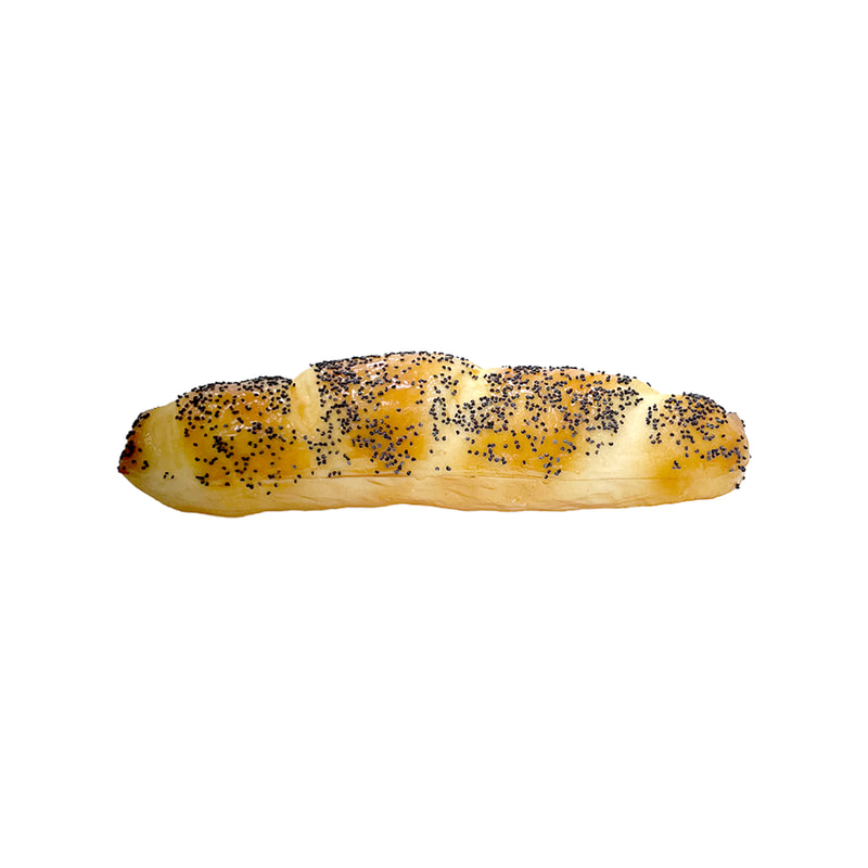 P-FA118-LI Type 2 baguette with poppy seeds