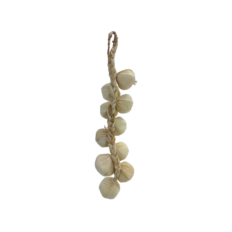 P-FA123-BE 40cm life-like garlic string