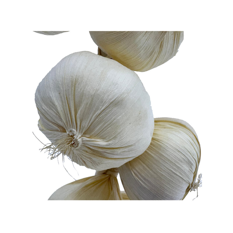 P-FA123-BE 40cm life-like garlic string