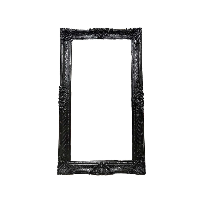 P-FD801-BL Baroque frame in black