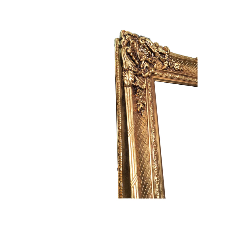 P-FD801-GD Baroque frame in gold