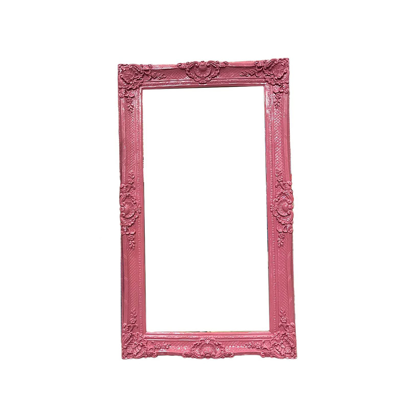 P-FD801-PI Baroque frame in pink