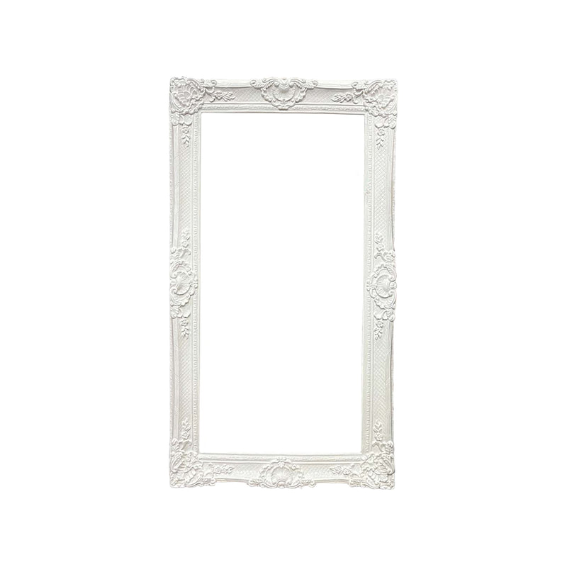 P-FD801-WH Baroque frame in white