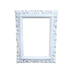 Baroque Frame - Type 5 - White  ​P-FD805-WH