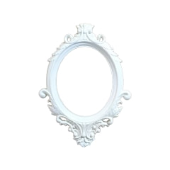 Baroque Frame- Type 10 - White ​P-FD810-WH