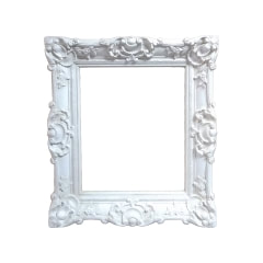 Baroque Frame- Type 14 - White ​P-FD814-WH