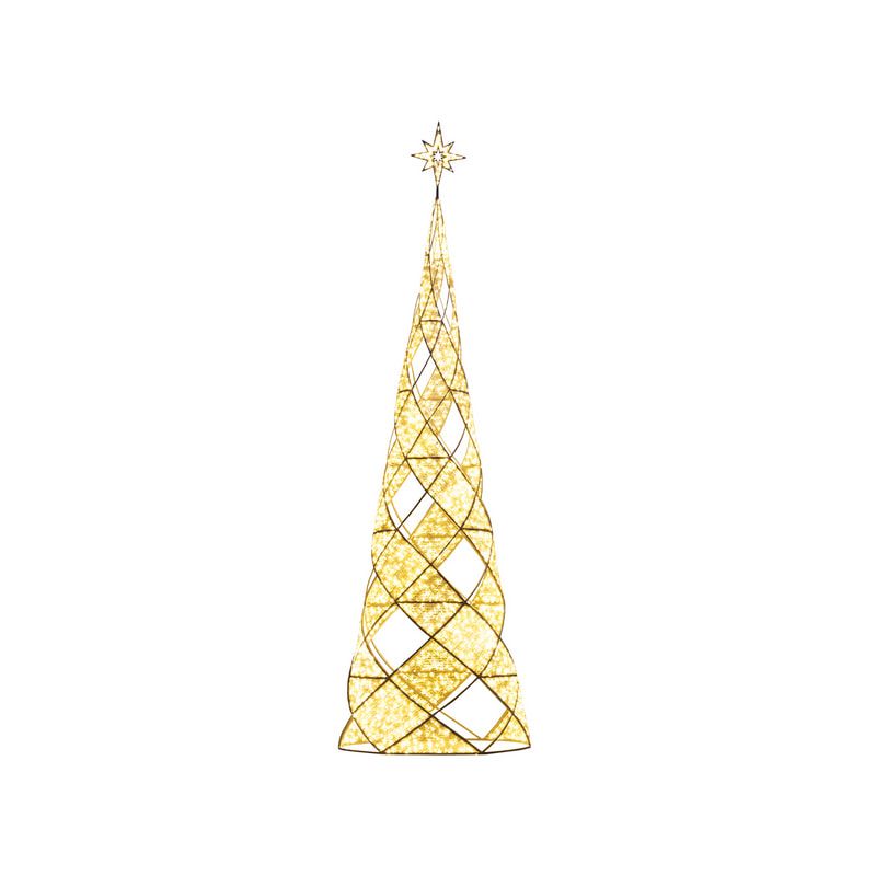P-FF101-GD 9.5m high Astrid Christmas tree with LED lighting