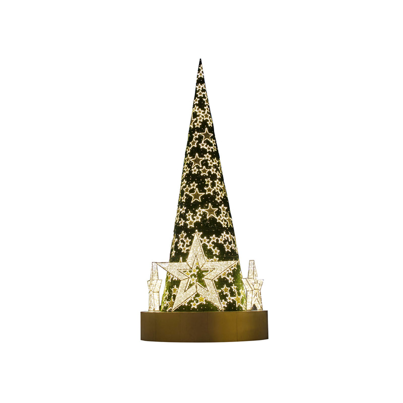 P-FF106-EG 6.4m high Ingrid Christmas tree with LED lighting