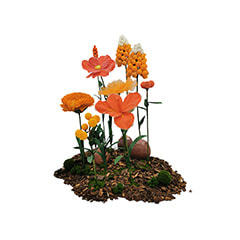 Giant Flowers - Orange ​P-FK841-OR