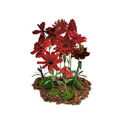 Giant Flowers - Red ​P-FK891-RE
