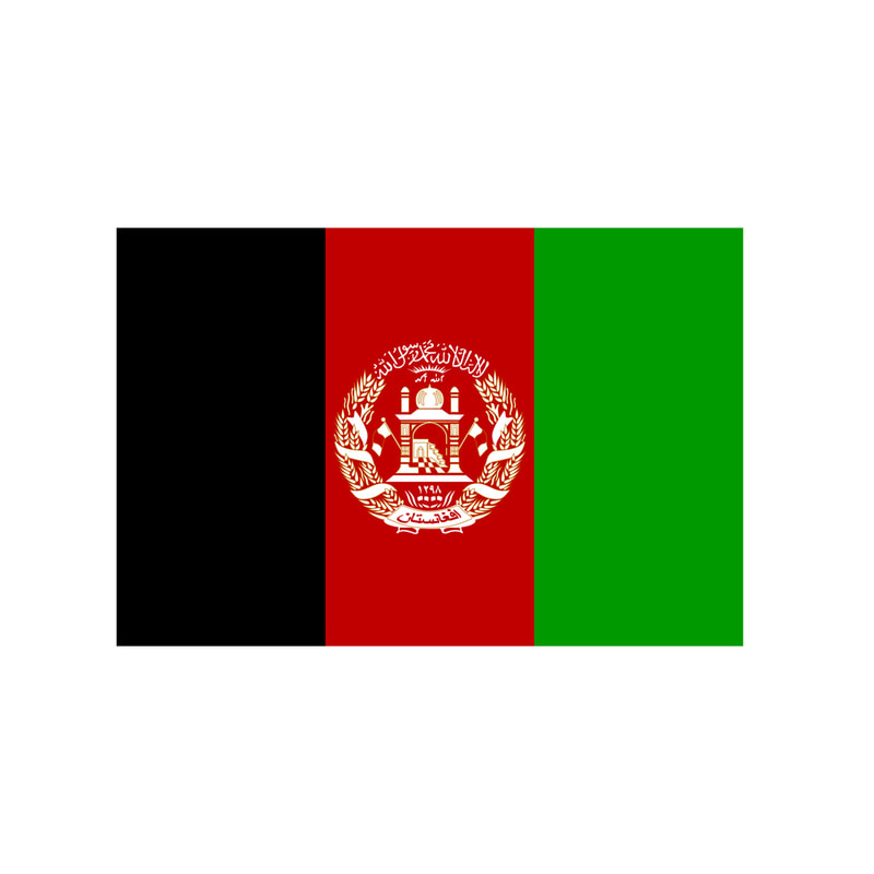 P-FL105-MC 180cm Afghanistan National  Flag