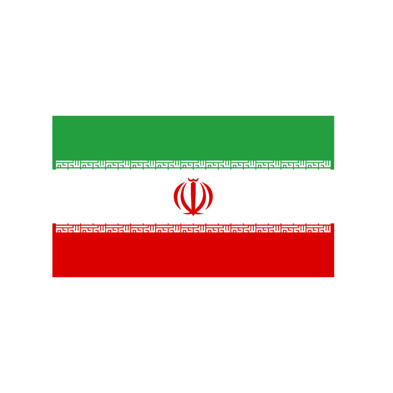 P-FL113 -MC 180cm Iranian National  Flag