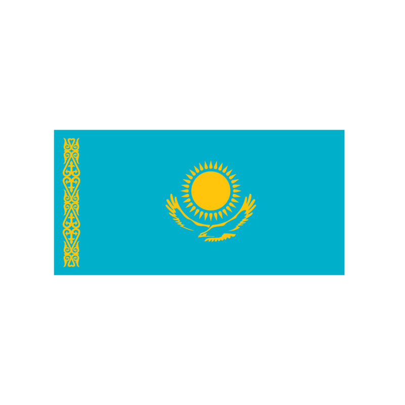 P-FL118-MC 180cm Kazakhstan National  Flag