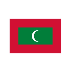 Maldives ​National Flag - 180cm  ​P-FL124-MC