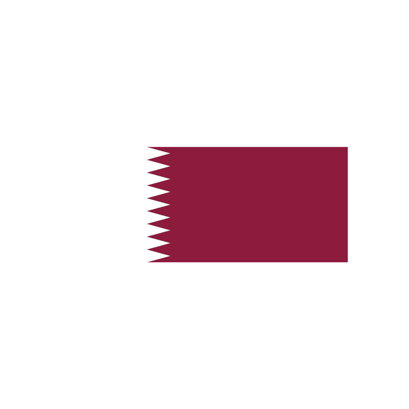 P-FL132-MC 180cm Qatar National  Flag