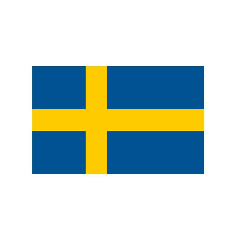 P-FL142-MC 180cm Sweden National  Flag