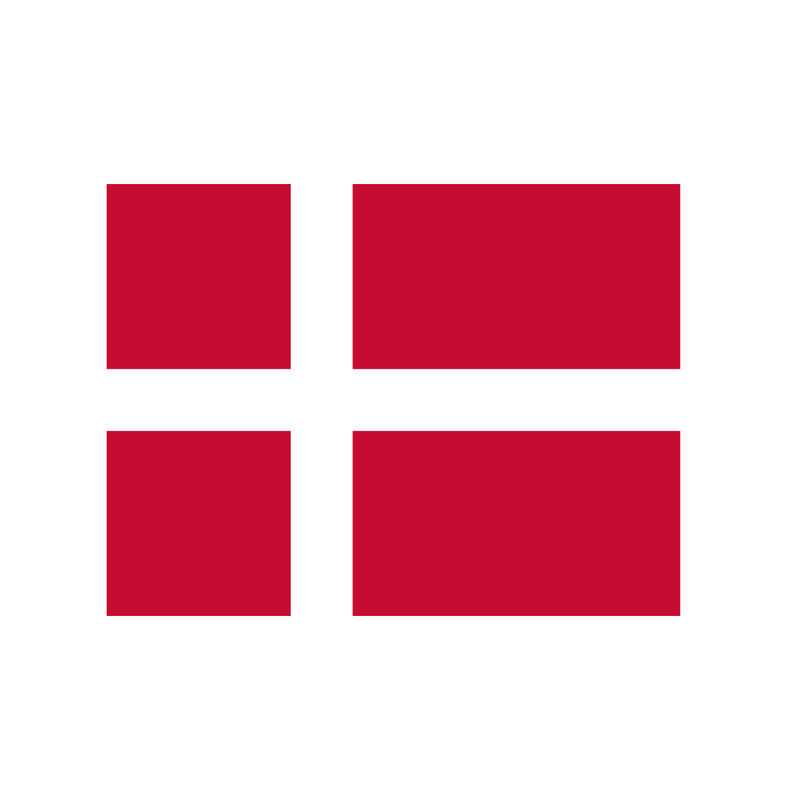P-FL148-MC 180cm Denmark National  Flag