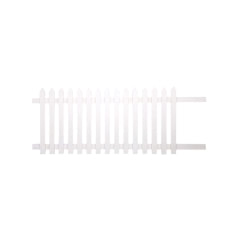 Picket Fence - Type 3 ​P-FN103-WH