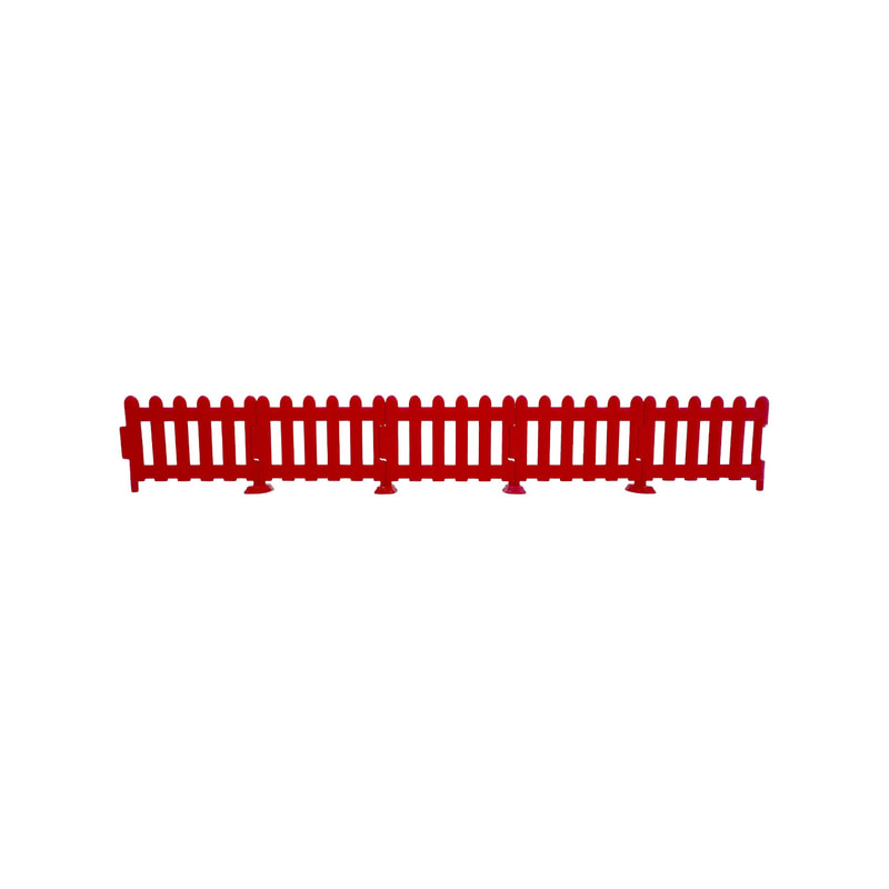 P-FN201-RE type 1 Kids Play Pen in Red Plastic