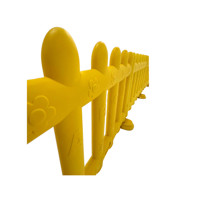 P-FN201-YL Type 1 Kids Play Pen in Yellow Plastic