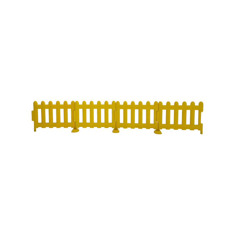 P-FN201-YL Type 1 Kids Play Pen in Yellow Plastic
