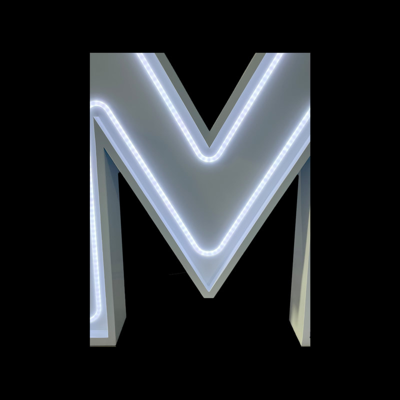 P-GL123-MC Giant Letter 