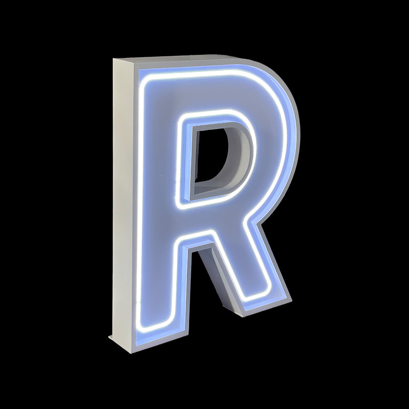 P-GL128-MC Giant Letter 
