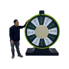 Spin The Wheel - 200cm - Green + White  ​P-GM104-WG