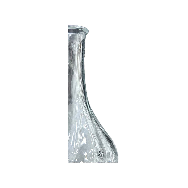 P-GW101-CL 18cm Warren clear droplet-shaped glass vase