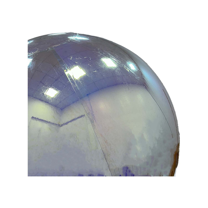 P-ID103-PL 200cm diameter pearlescent inflatable mirror ball