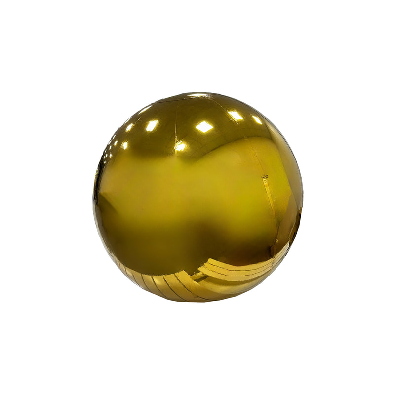 P-ID104-GD 150cm diameter gold inflatable mirror ball