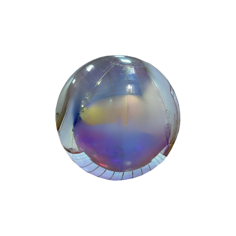 P-ID104-PL 150cm diameter pearlescent inflatable mirror ball