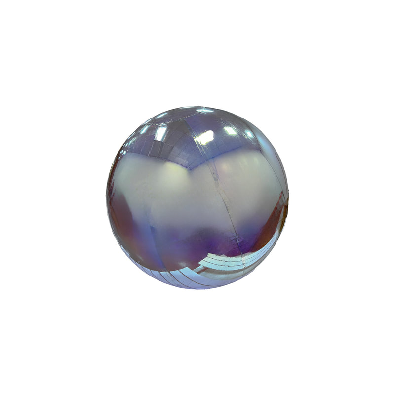 P-ID105-PL 100cm diameter pearlescent inflatable mirror ball