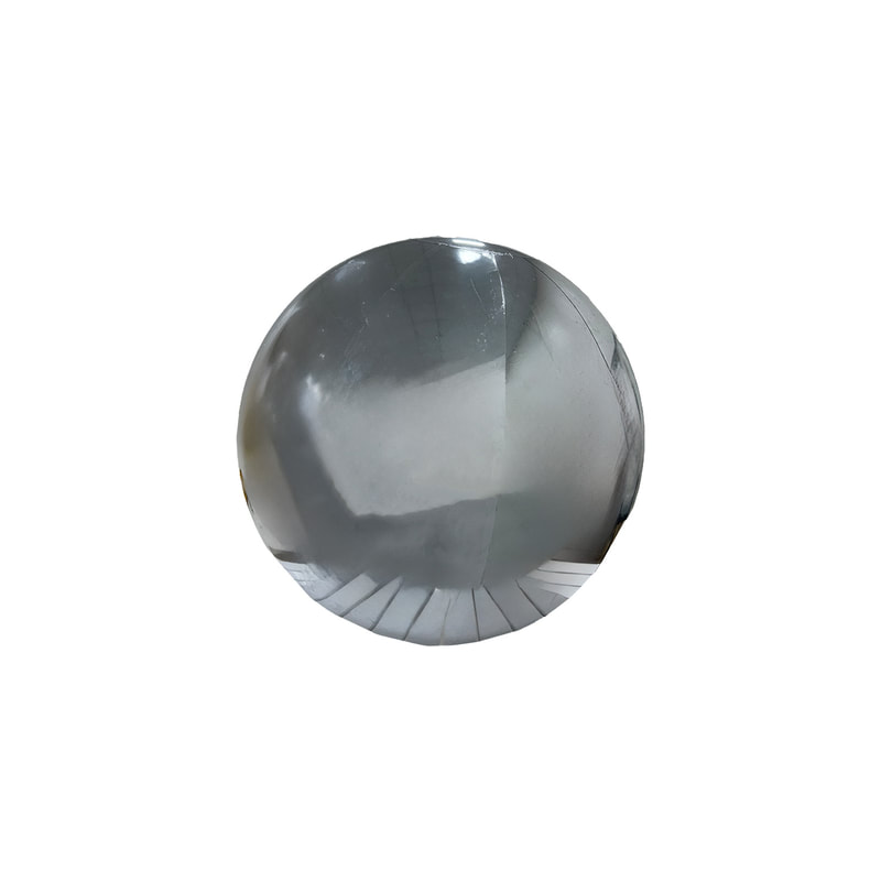 P-ID105-SI 100cm diameter silver inflatable mirror ball