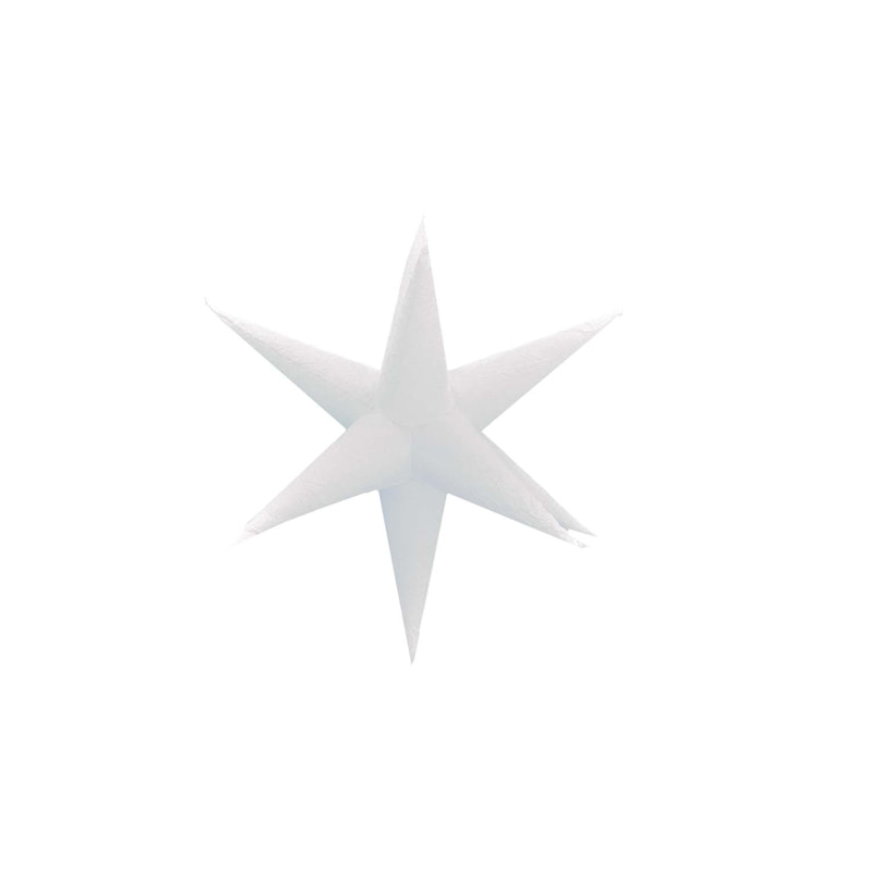 P-ID121-WH 150cm dia Inflatable Star Light, with hanging point - can be DMX controlled