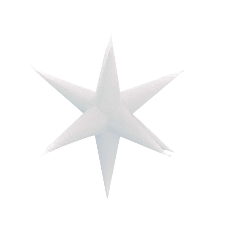 P-ID122-WH 250cm dia Inflatable Star Light, with hanging point - can be DMX controlled