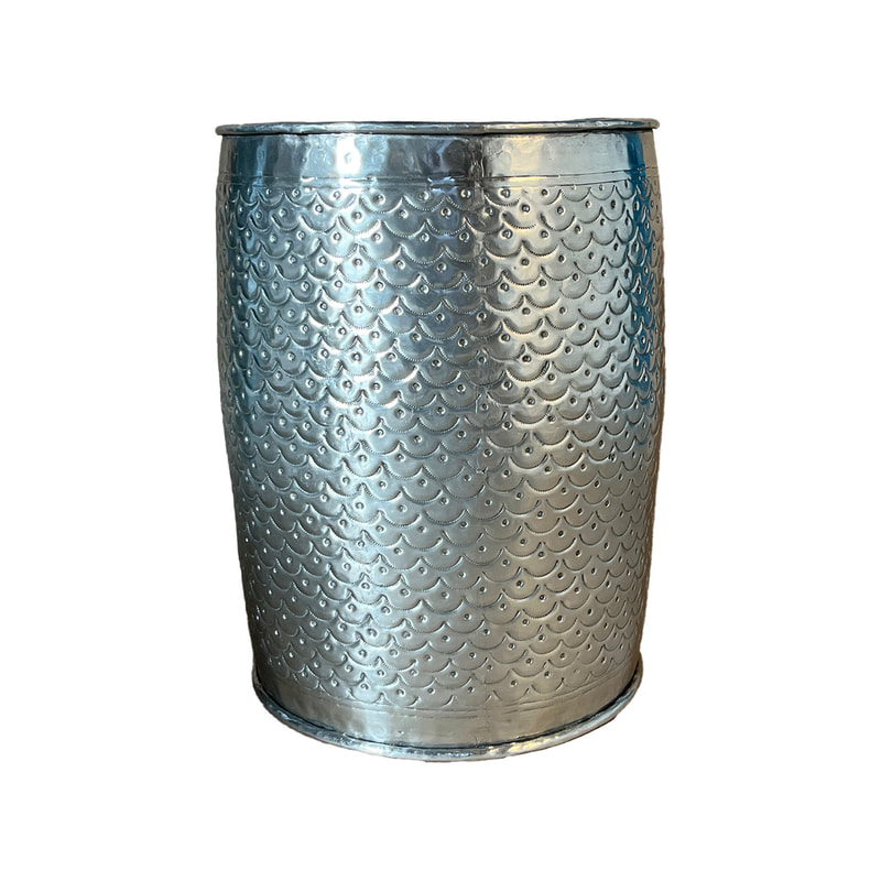 P-MD805-SI Type 5 48cm round silver vase