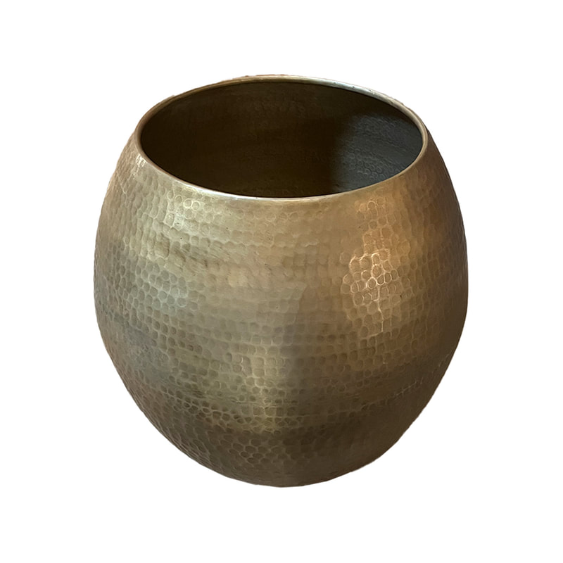 P-MD810-GD Type 10 42cm round gold vase