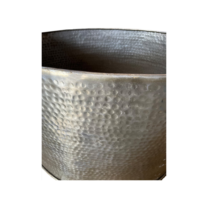 P-MD811-SI Type 11 50cm oval silver vase