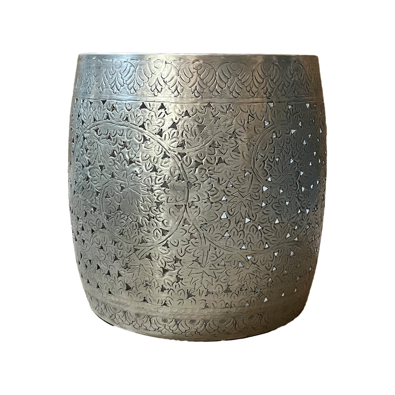 P-MD814-SI Type 14 45cm round silver vase