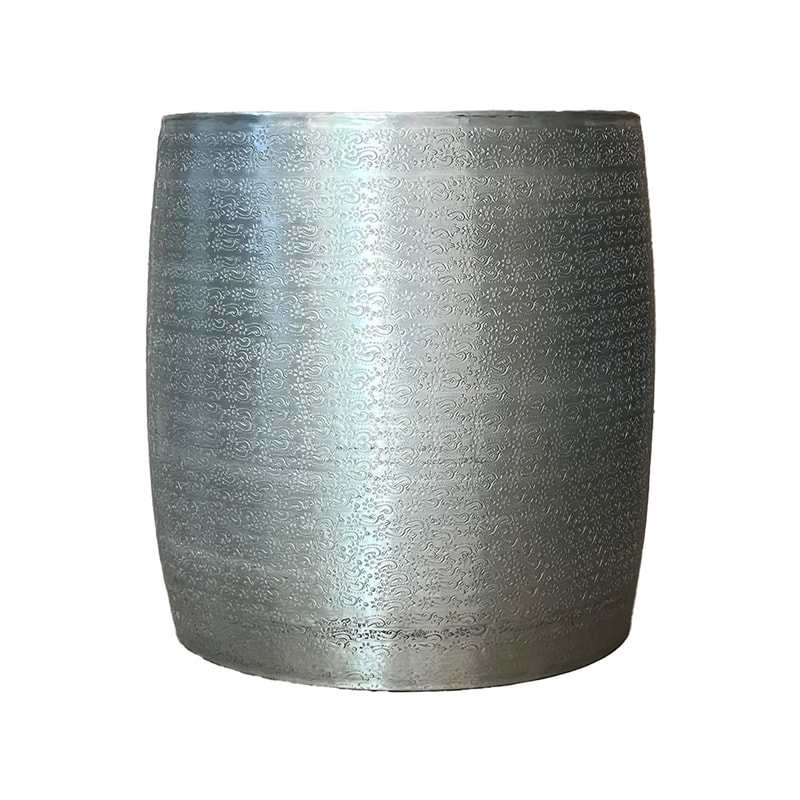 P-MD816-SI Type 16 42cm round silver vase