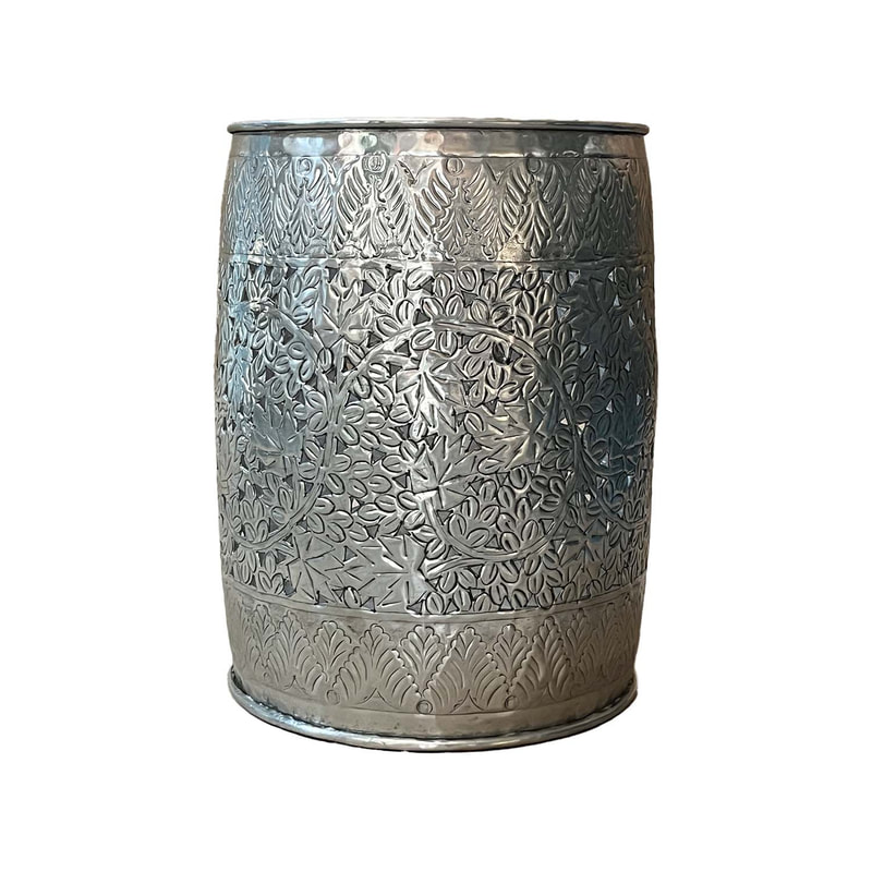 P-MD818-SI Type 18 41cm round silver vase