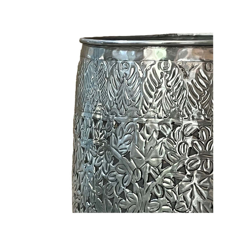 P-MD818-SI Type 18 41cm round silver vase