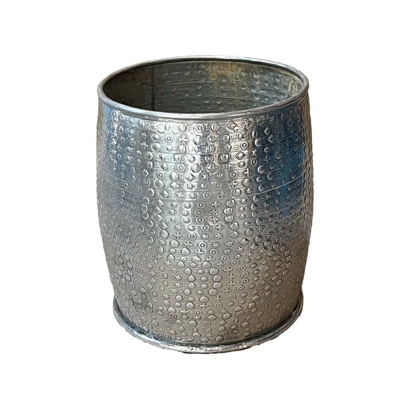 P-MD819-SI Type 19 48cm round silver vase