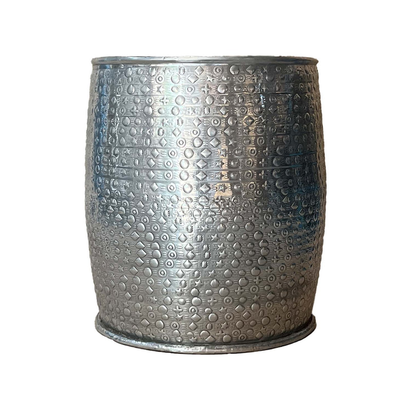 P-MD819-SI Type 19 48cm round silver vase