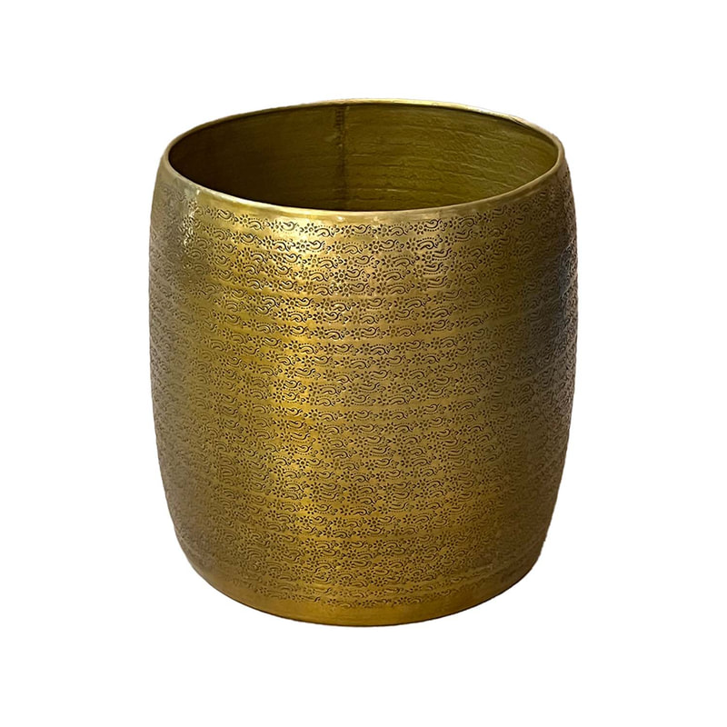 P-MD820-GD Type 20 49cm round gold vase