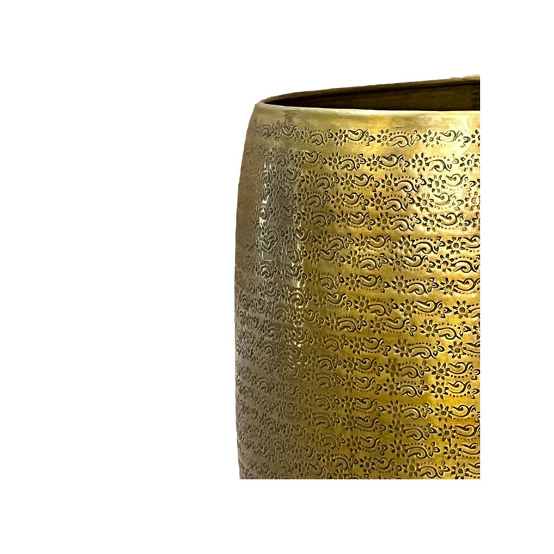 P-MD820-GD Type 20 49cm round gold vase